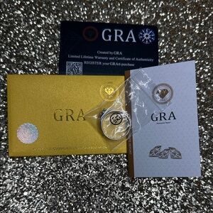 GRA Silver Ring with Certification